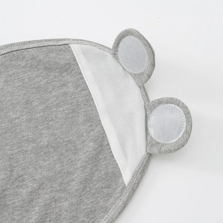 100% organic cotton baby blanket and bonnet set